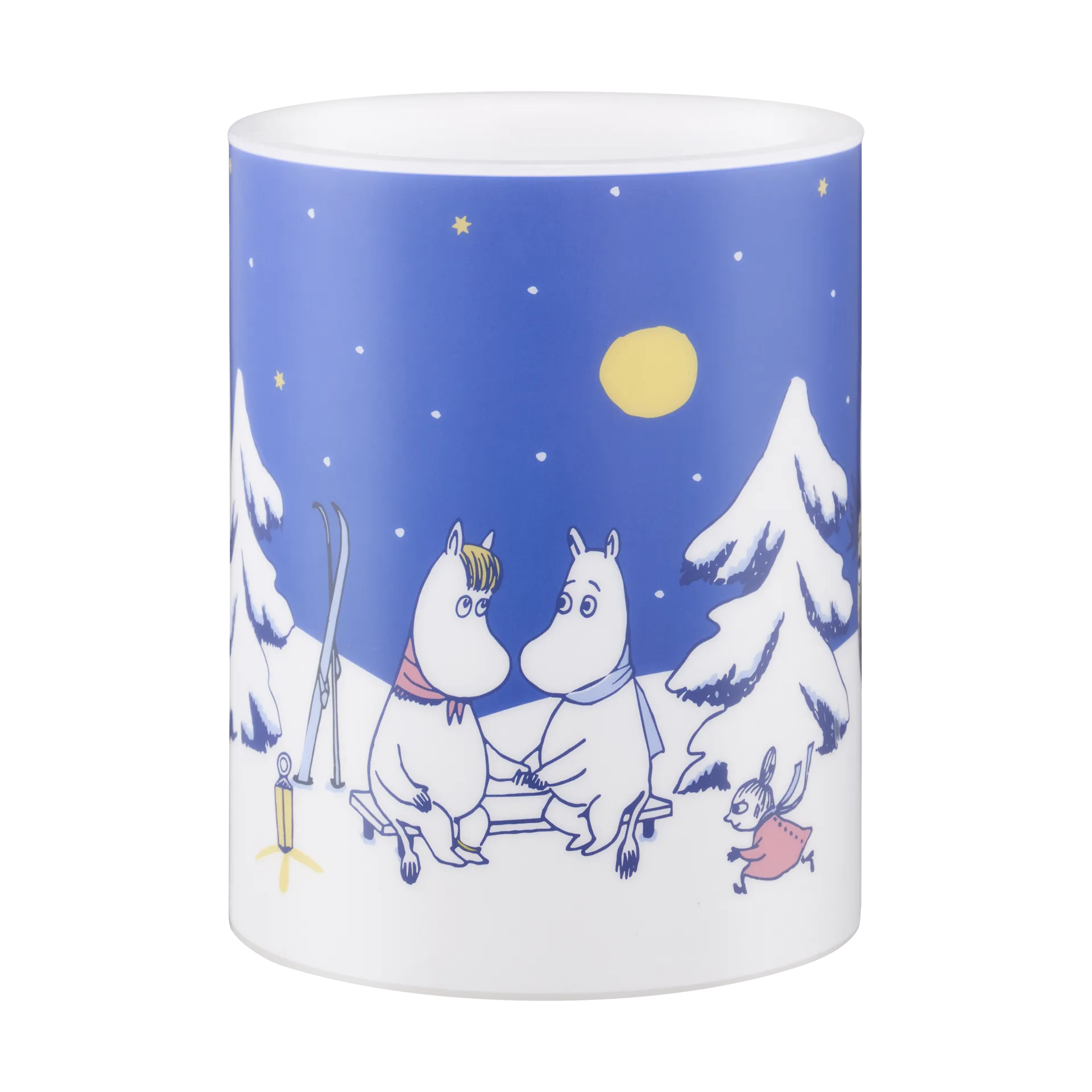 Moomin LED-pöytäkynttilä 12,5 cm, Tähtiyö Muurla