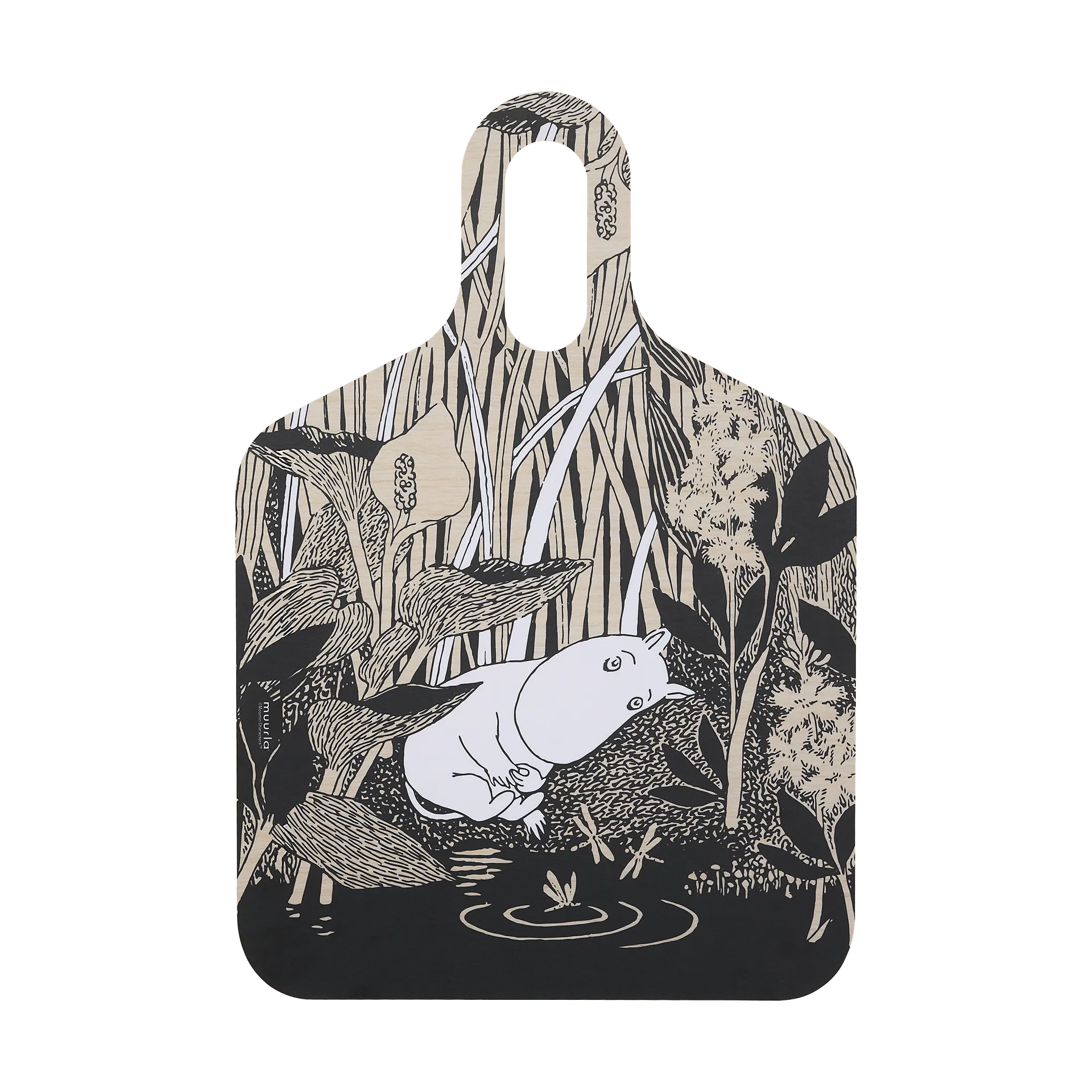 Moomin originals Chop & Serve 30x44 cm, The Pond Muurla