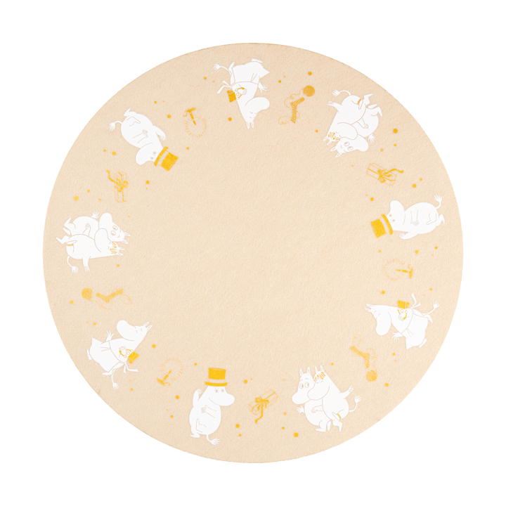 Moomin pöytätabletti Ø38 cm - Sparkling stars - Muurla