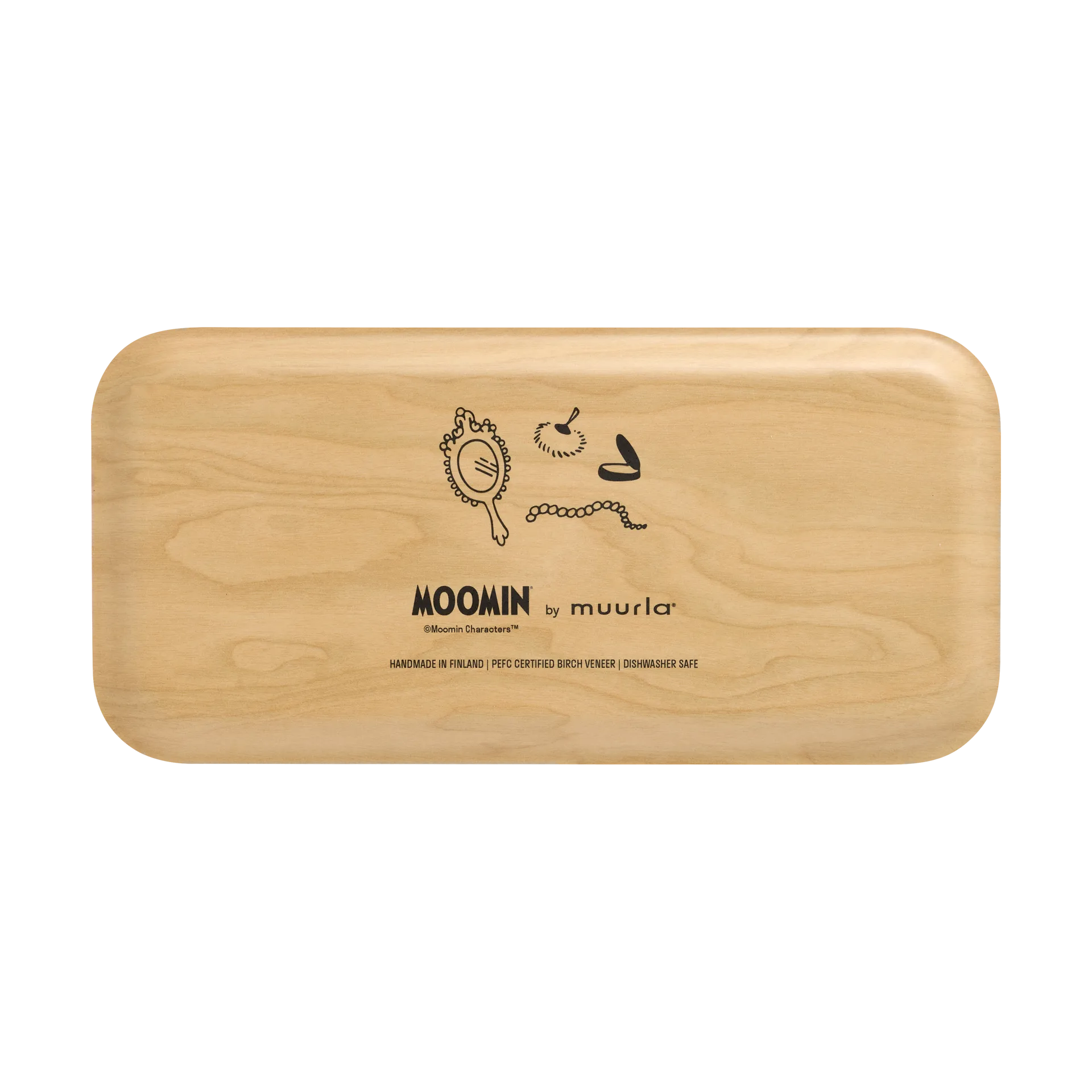 Moomin tarjotin 13x27 cm, Retro Snorkmaiden Muurla