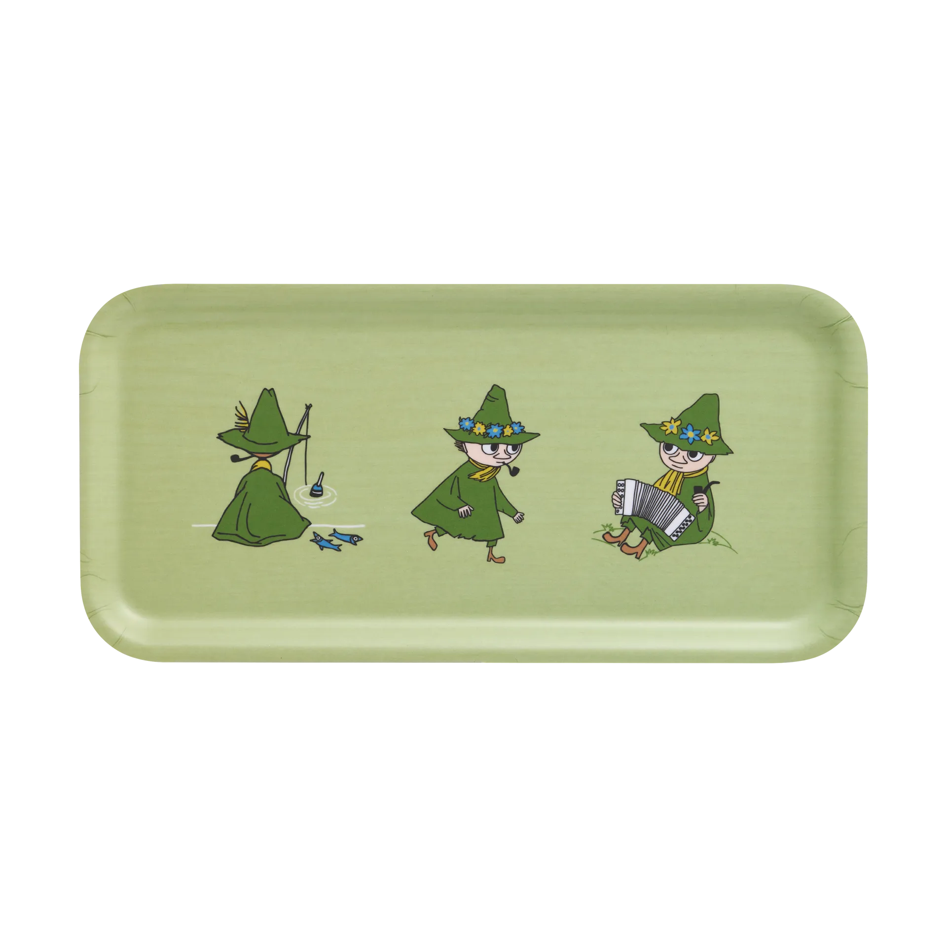 Moomin tarjotin 13x27 cm, Retro Snufkin Muurla