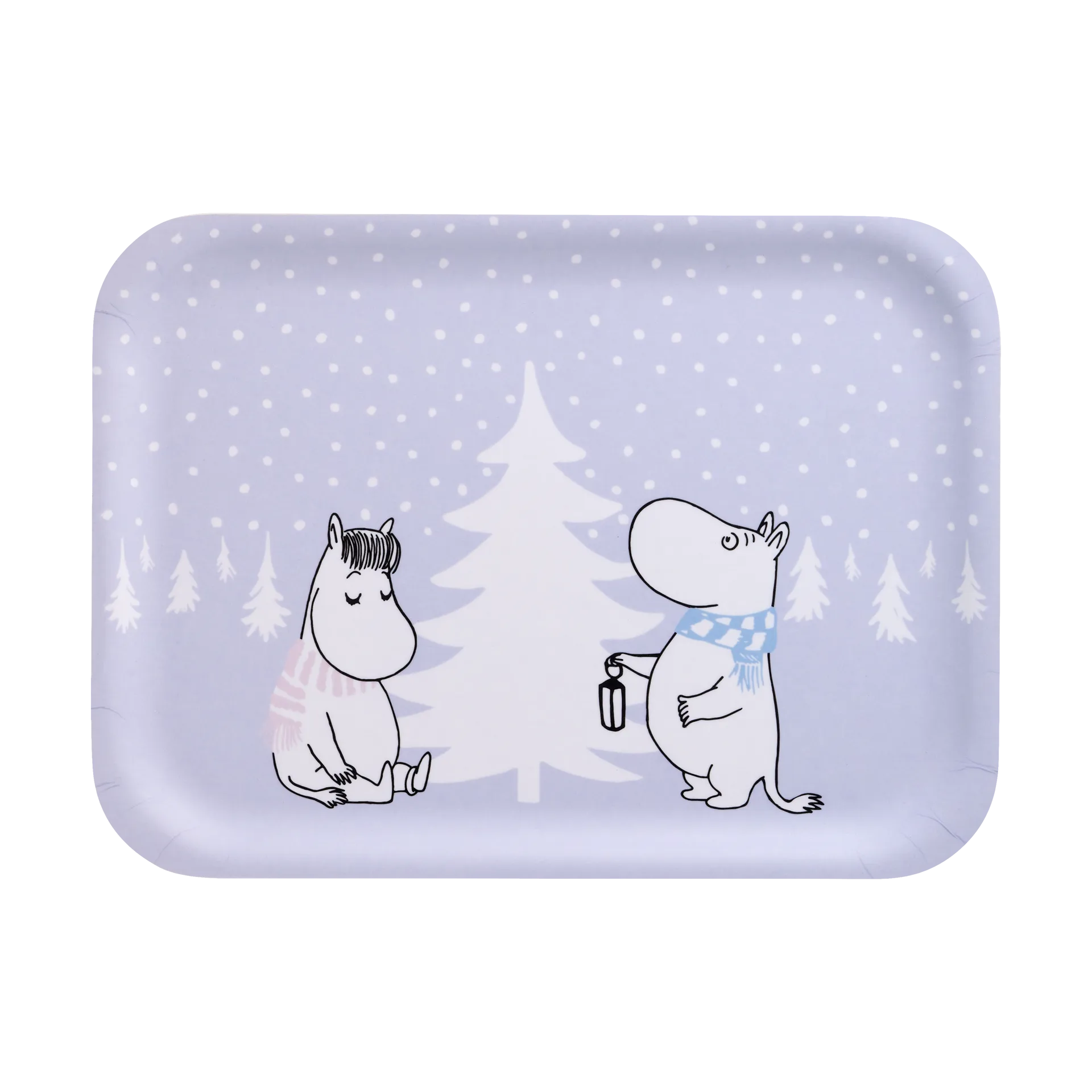 Moomin tarjotin 20x27 cm, Snowfall Muurla