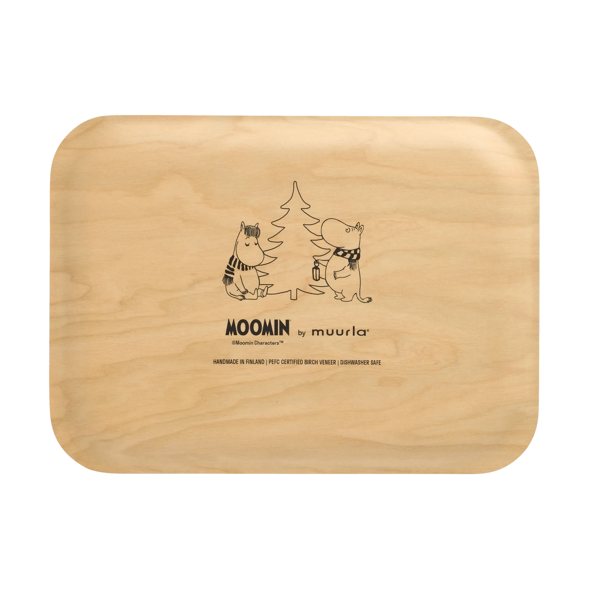 Moomin tarjotin 20x27 cm, Snowfall Muurla