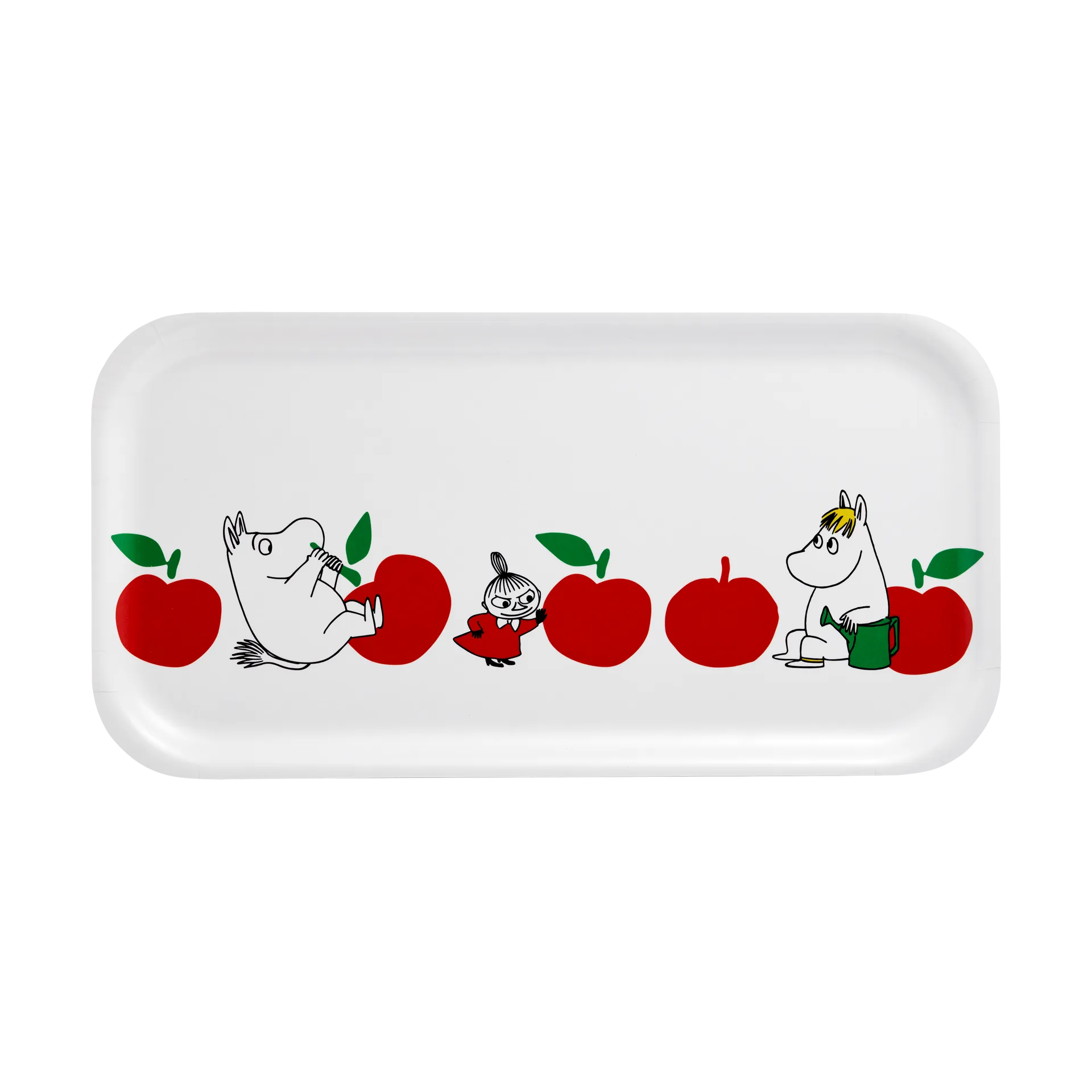 Moomin tarjotin 22x43 cm, Iloiset omenat Muurla