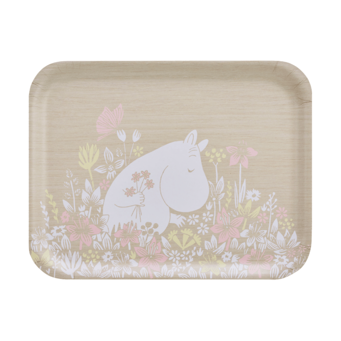 Moomin tarjotin 28x36 cm - Flower field - Muurla