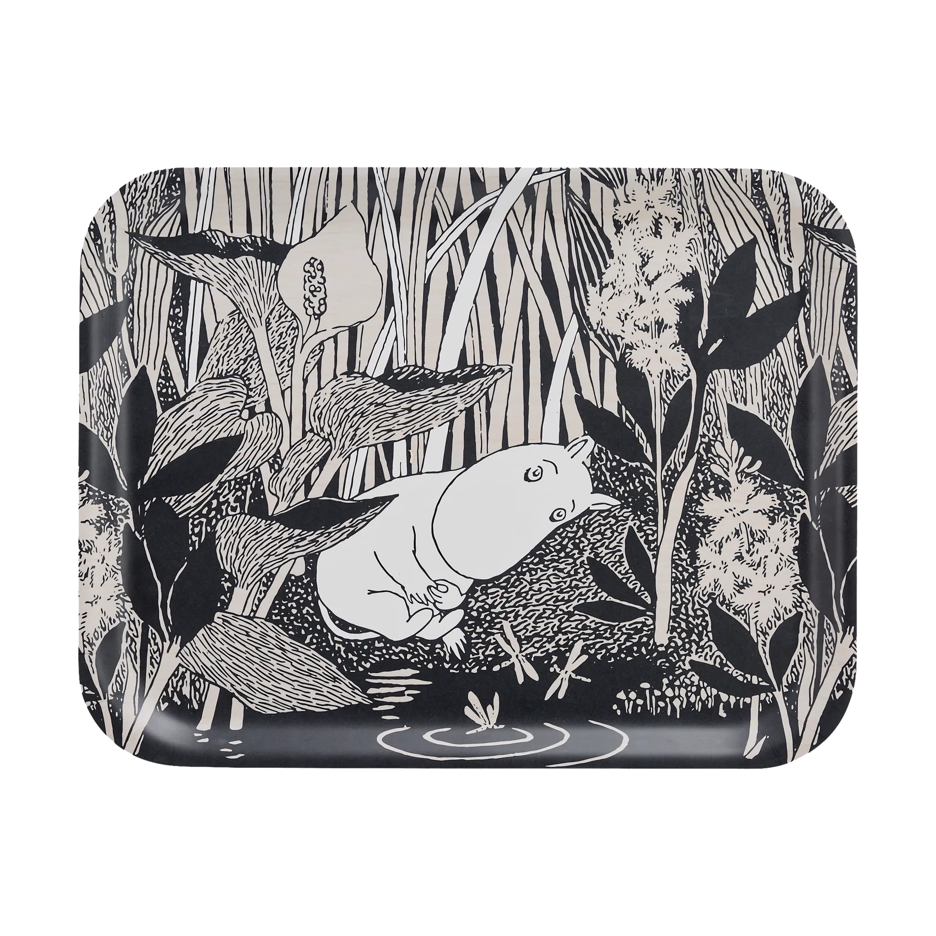 Moomin tarjotin 28x36 cm, The pond Muurla