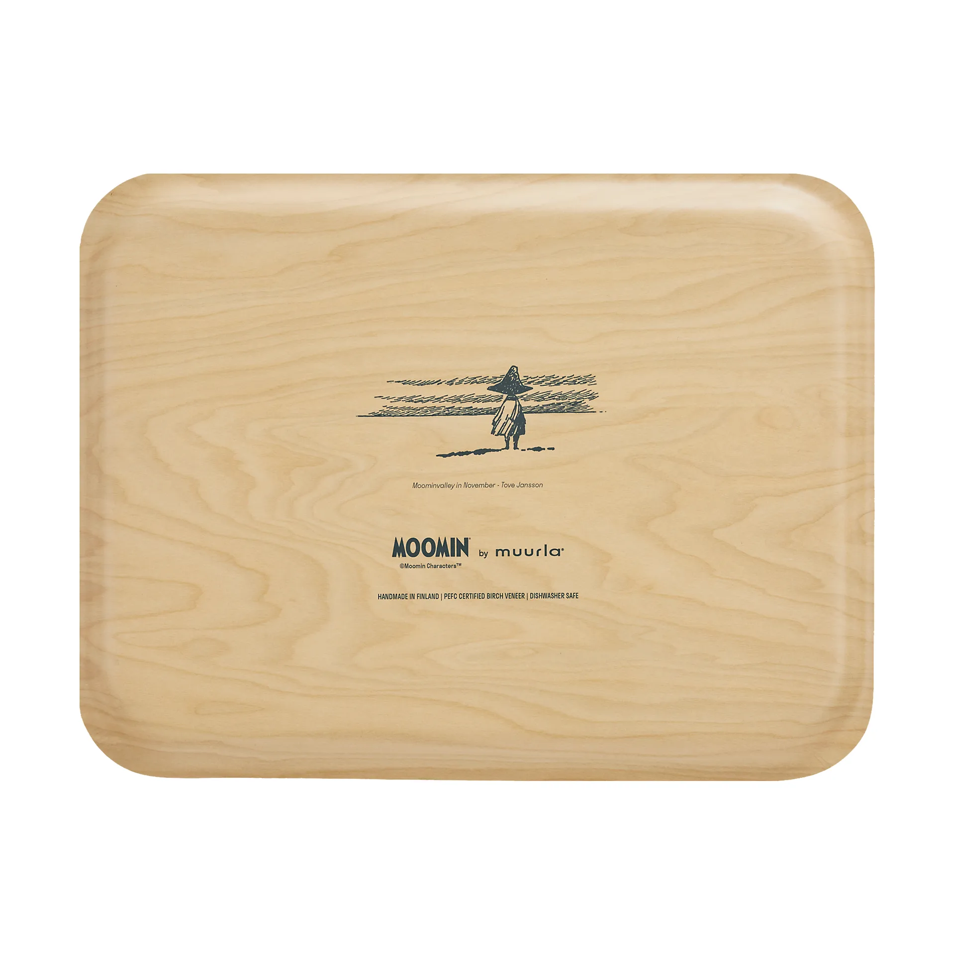 Moomin tarjotin 32x42 cm, Finnish Moominvalley map Muurla