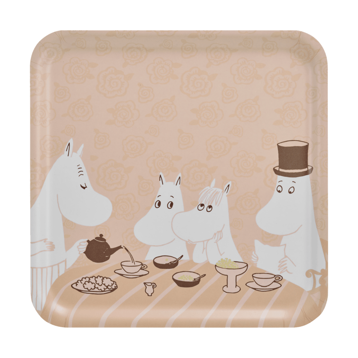 Moomin tarjotin 33x33 cm - Coffee time - Muurla