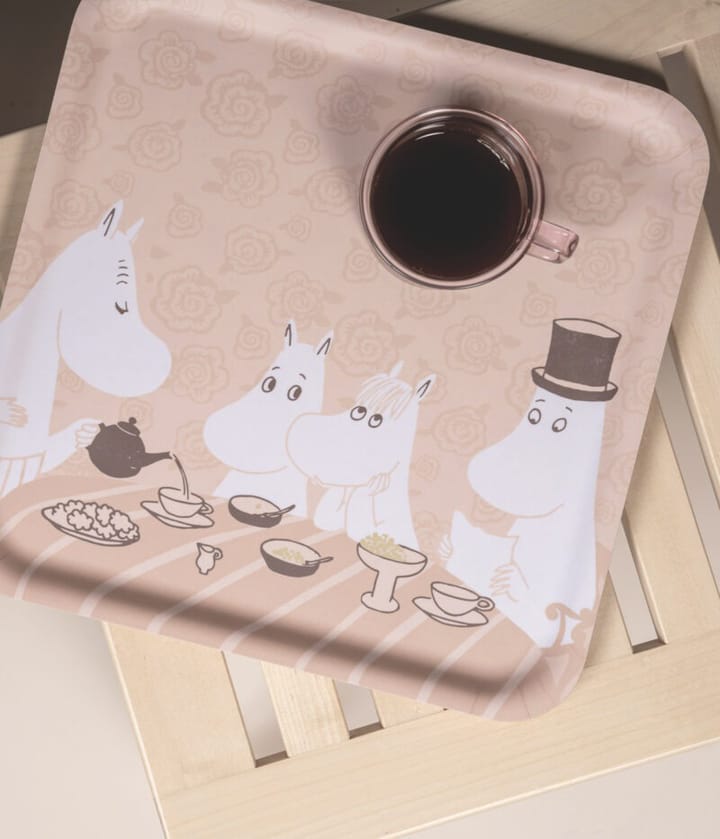 Moomin tarjotin 33x33 cm - Coffee time - Muurla