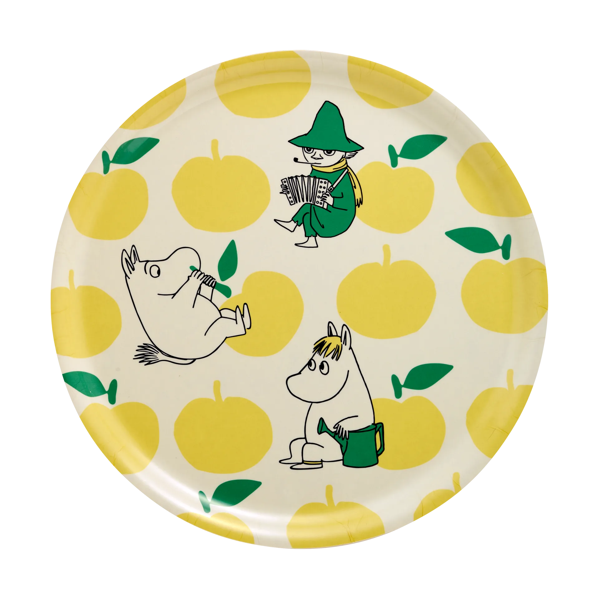 Moomin tarjotin Ø35 cm, Iloiset omenat Muurla