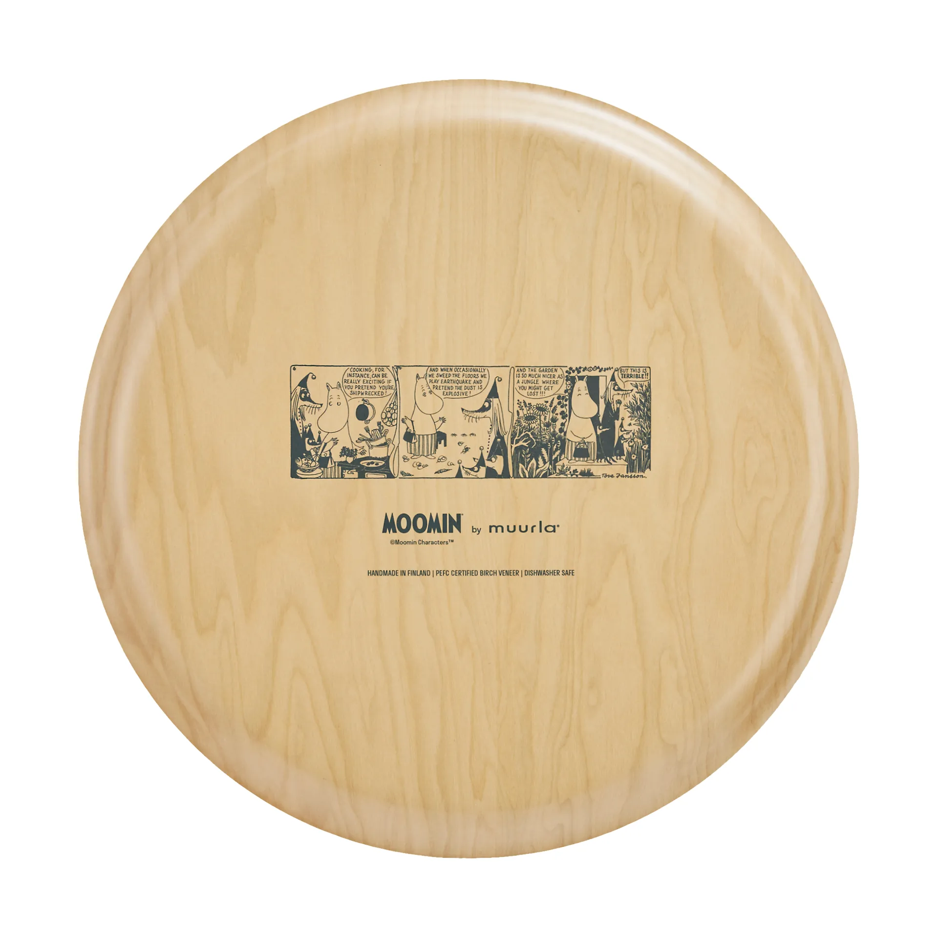 Moomin tarjotin Ø40 cm, Wild garden Muurla
