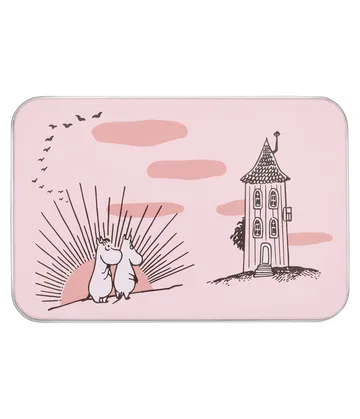 Mumin Friendship peltipurkki - Friendship, 12x8x9 cm - Muurla