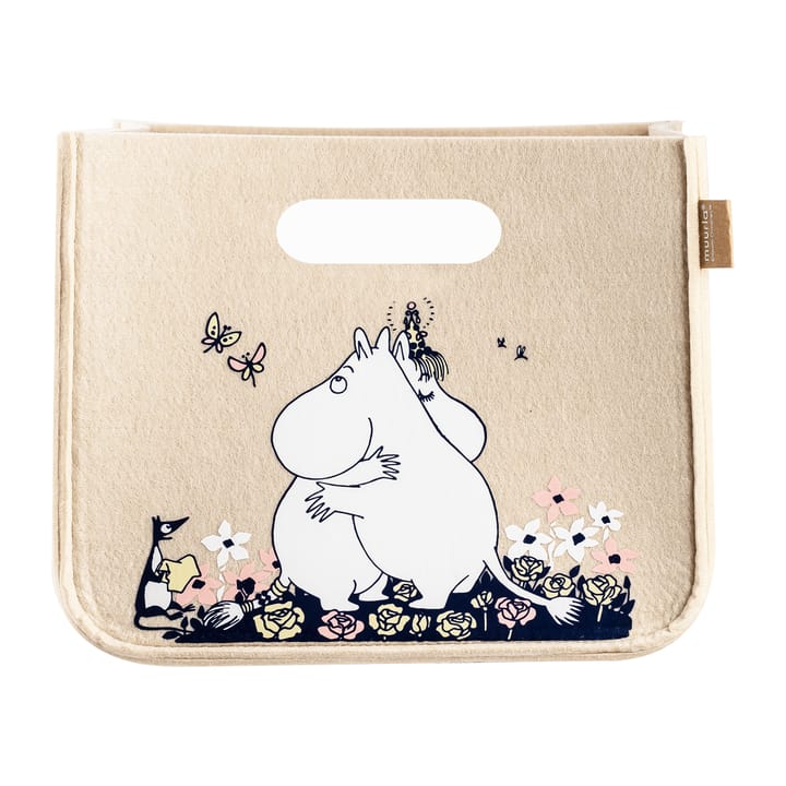 Mumin Hug -säilytyskori 26x26 cm - Beige - Muurla