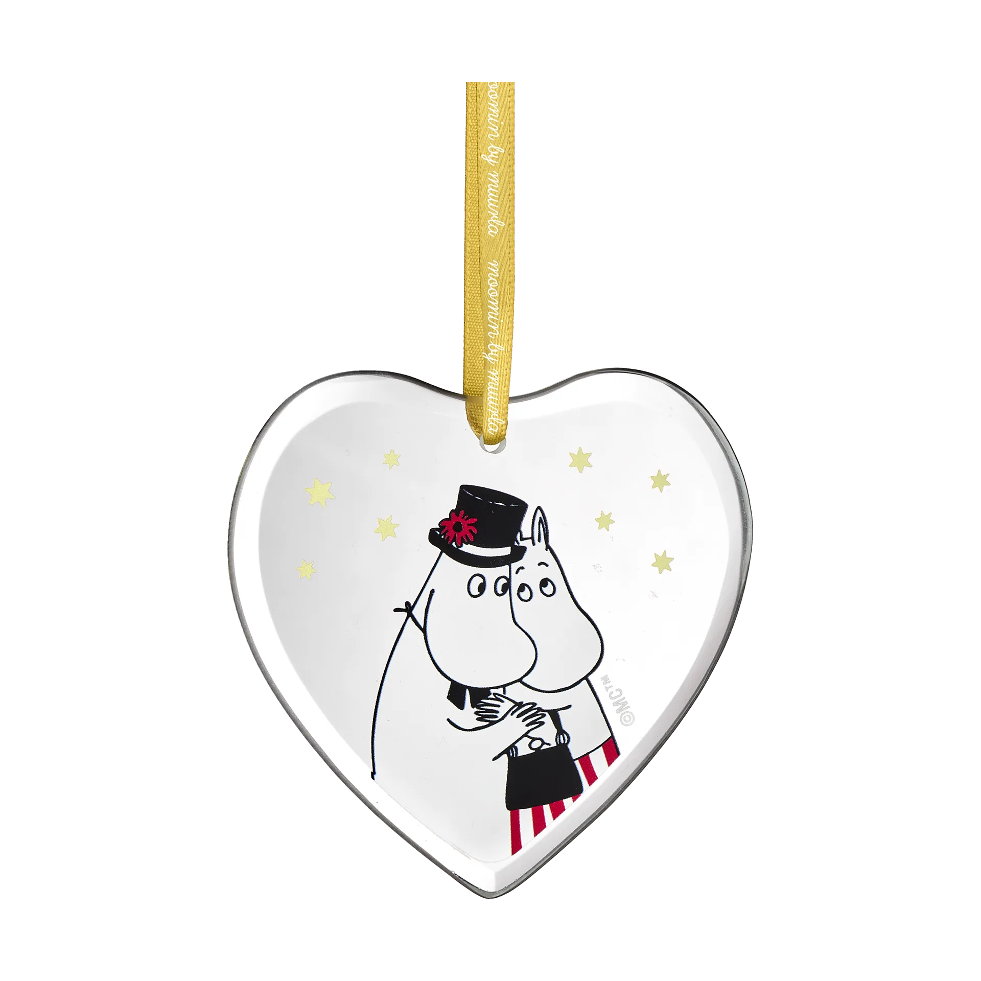 Mumin koriste-riipus, Mymmymamma ja Mymmypappa Muurla