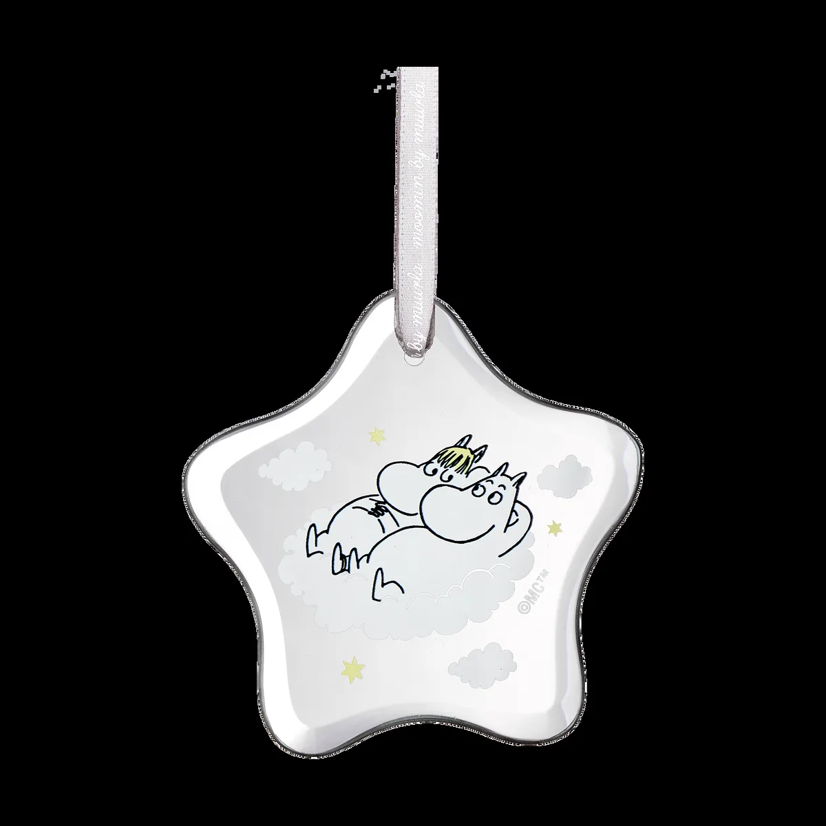 Muurla Mumin koriste-riipus Snorkmaiden ja Muumipeikko