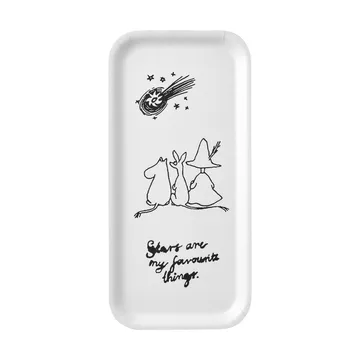 Muumi 80 tarjotin 13x27 cm - Valkoinen - Muurla