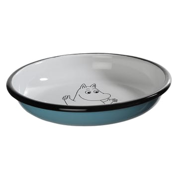 Muumi Retro emalilautanen 18 cm - Muumipeikko - Muurla