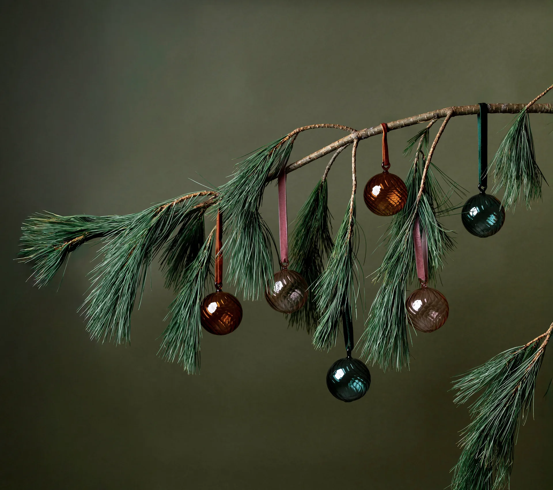 Muurla joulukuulakoru Ø6 cm, Sorsanvihreä Muurla