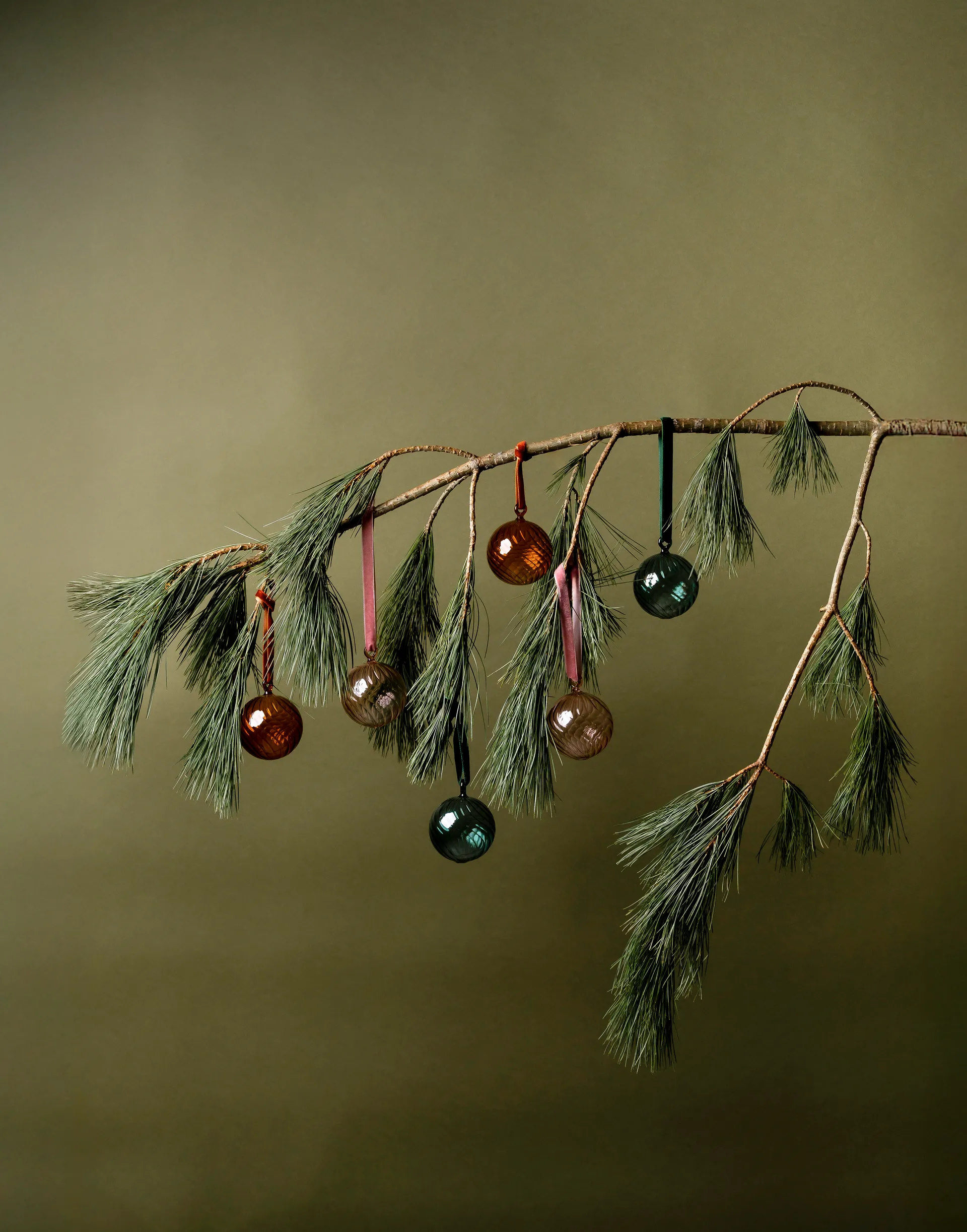 Muurla joulukuulakoru Ø6 cm, Sorsanvihreä Muurla