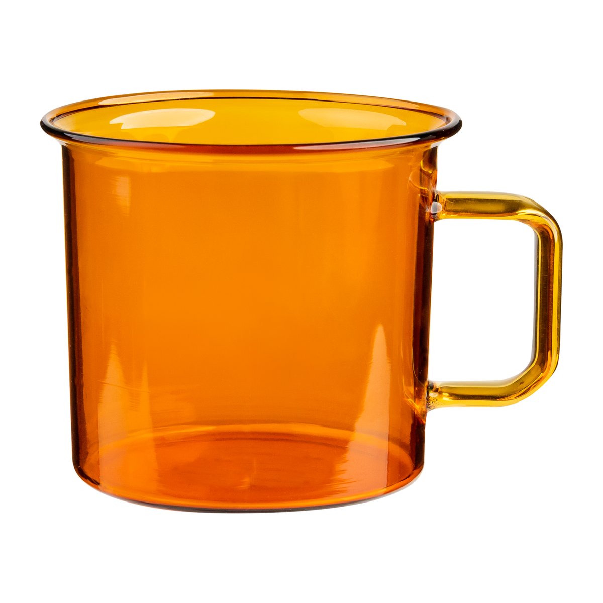 Muurla lasimuki 35 cl Amber | Skandinaavinen Sisustus | Kahvikupit | Oranssi