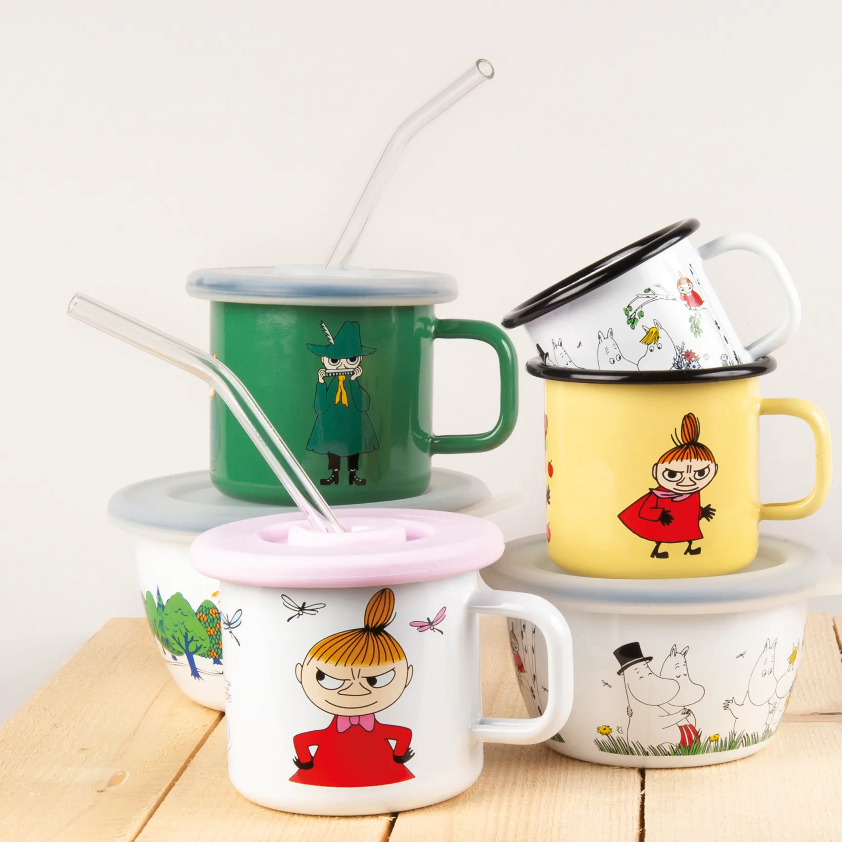 Muurla lasipillit 4-pakkaus, Kirkas Muurla