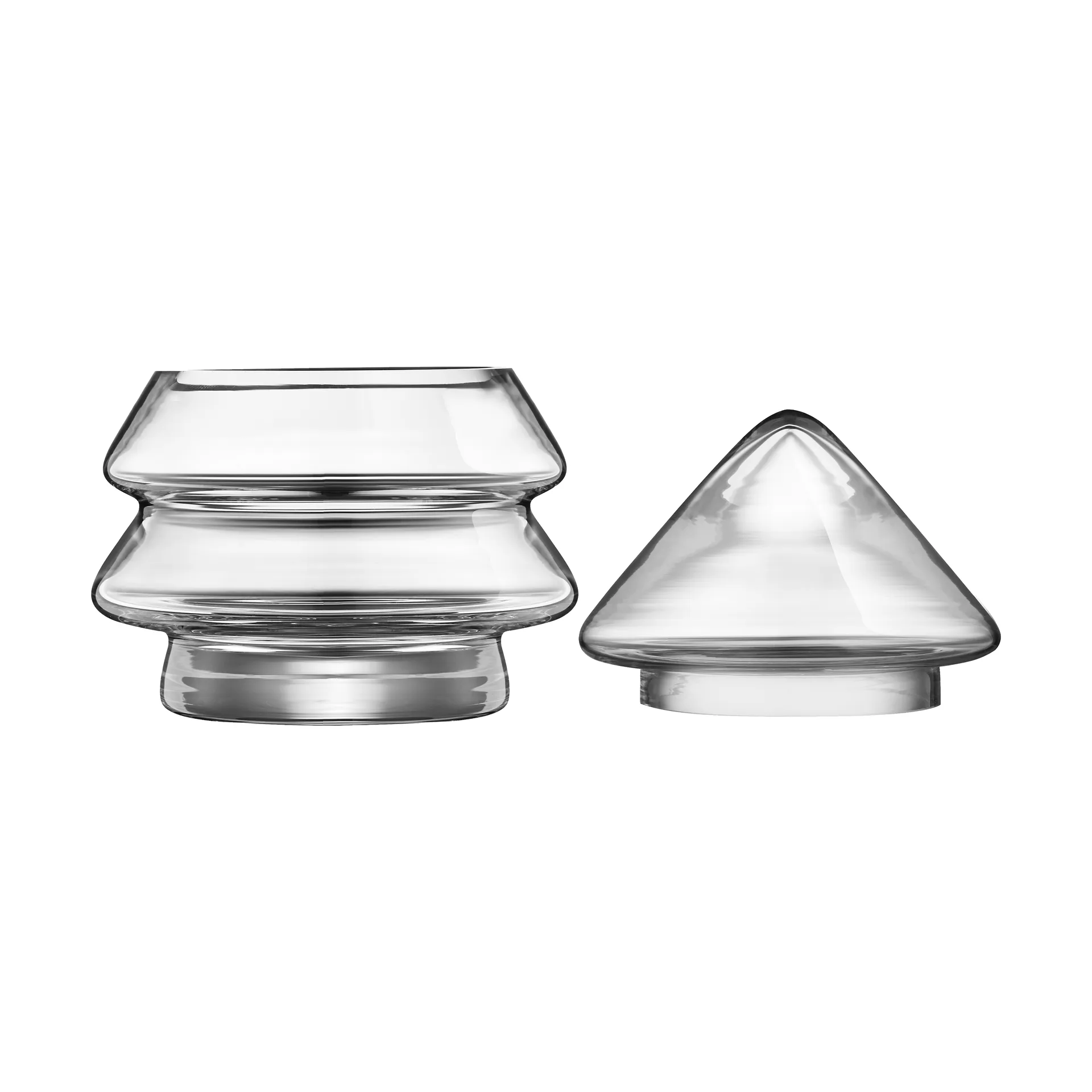 Muurla lasipurkki 12 cm, Kuusi Muurla