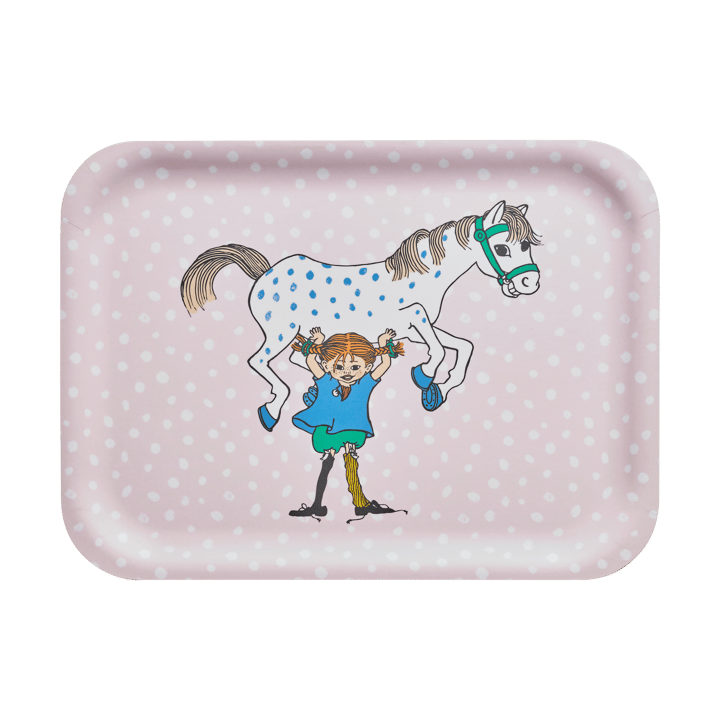 Peppi tarjotin 20x27 cm - Pippi and the Horse - Muurla