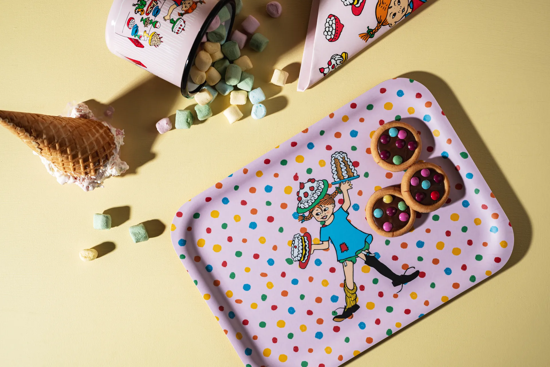 Peppi tarjotin 20x27 cm, Syntymäpäivä Muurla