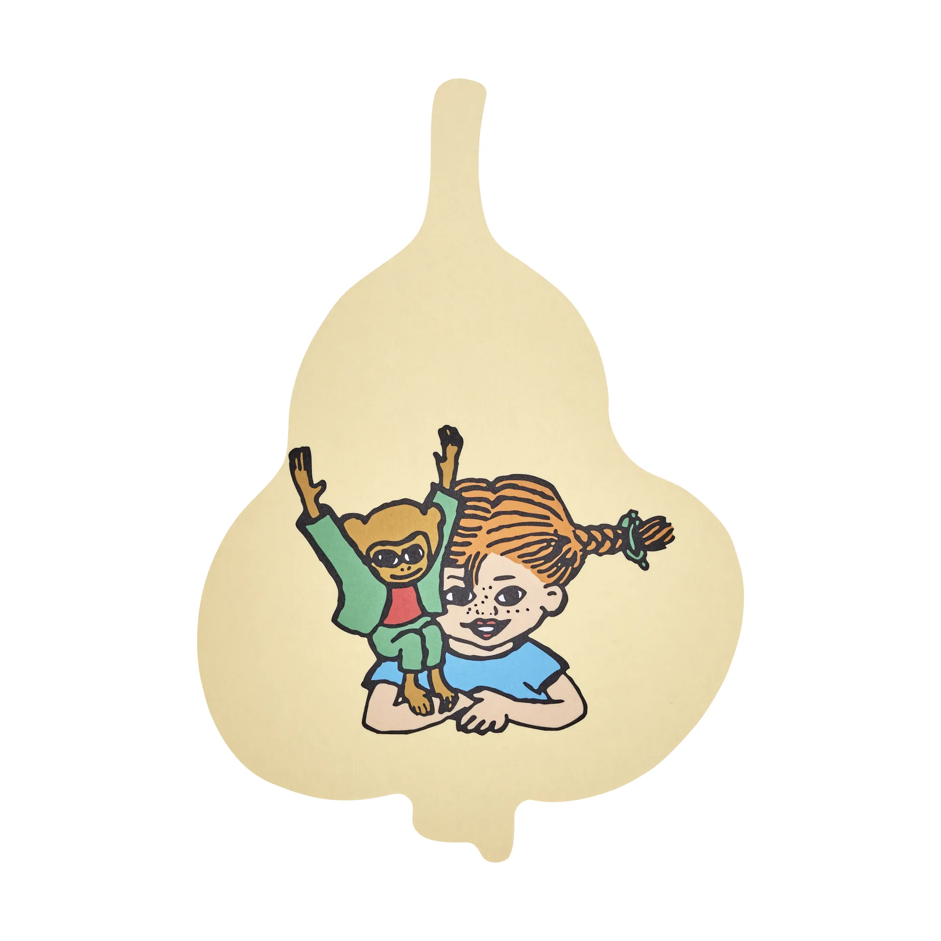 Pippi Chop & Serve leikkuulauta 21x30 c, Hedelmät Muurla