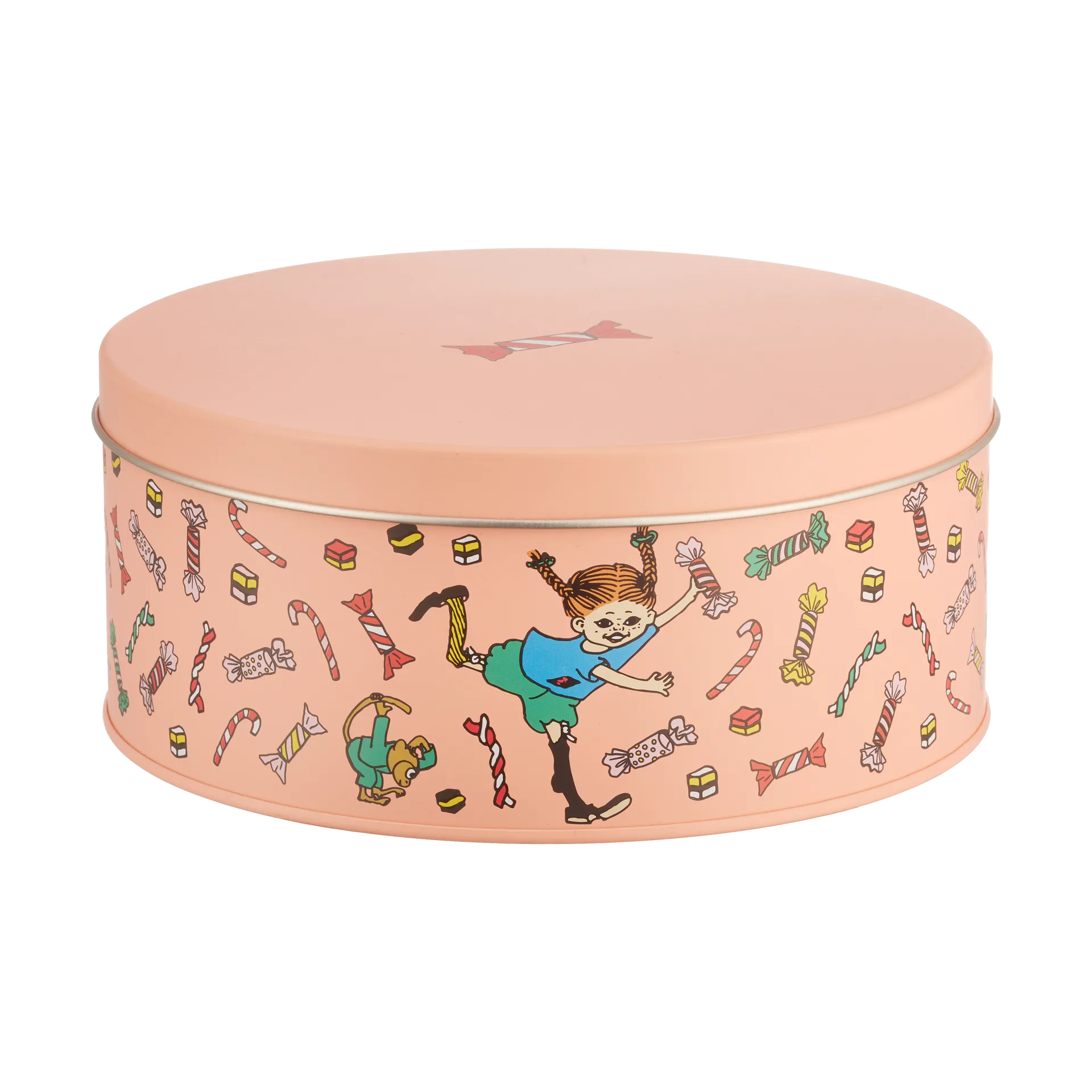 Pippi säilytysrasia kannella Ø15 cm, Candy Muurla