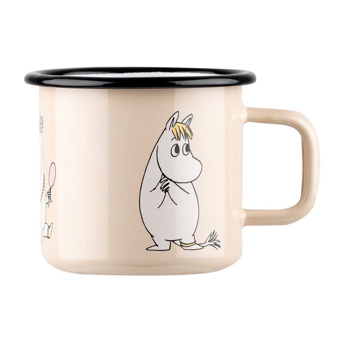 Muurla Snorkmaiden Retro -emalimuki 37 cl Beige | Skandinaavinen Sisustus | Muumimukit | Beige