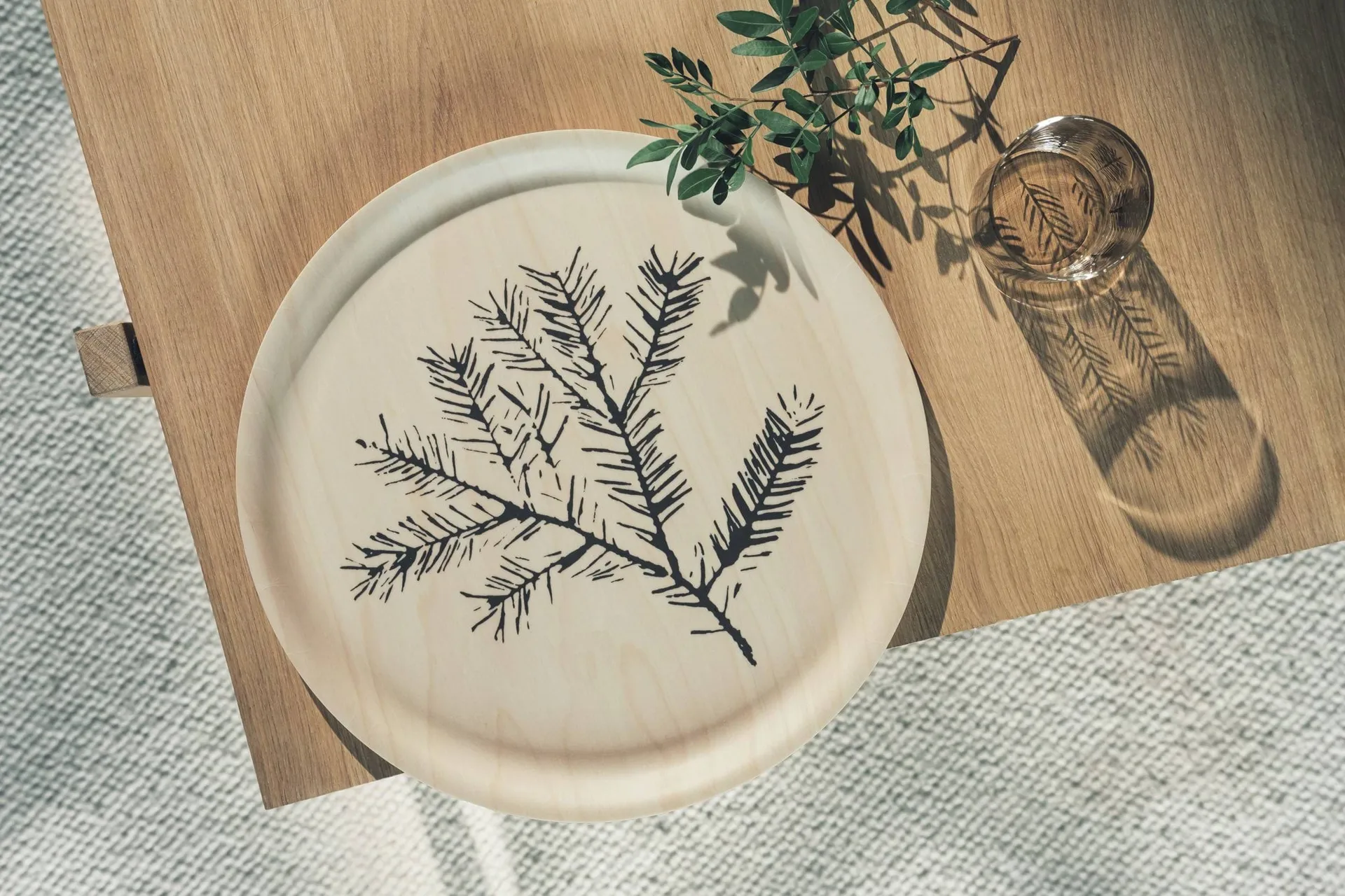 Teemu Järvi x Muurla tarjotin Ø35 cm, Spruce, Ø35 cm Muurla