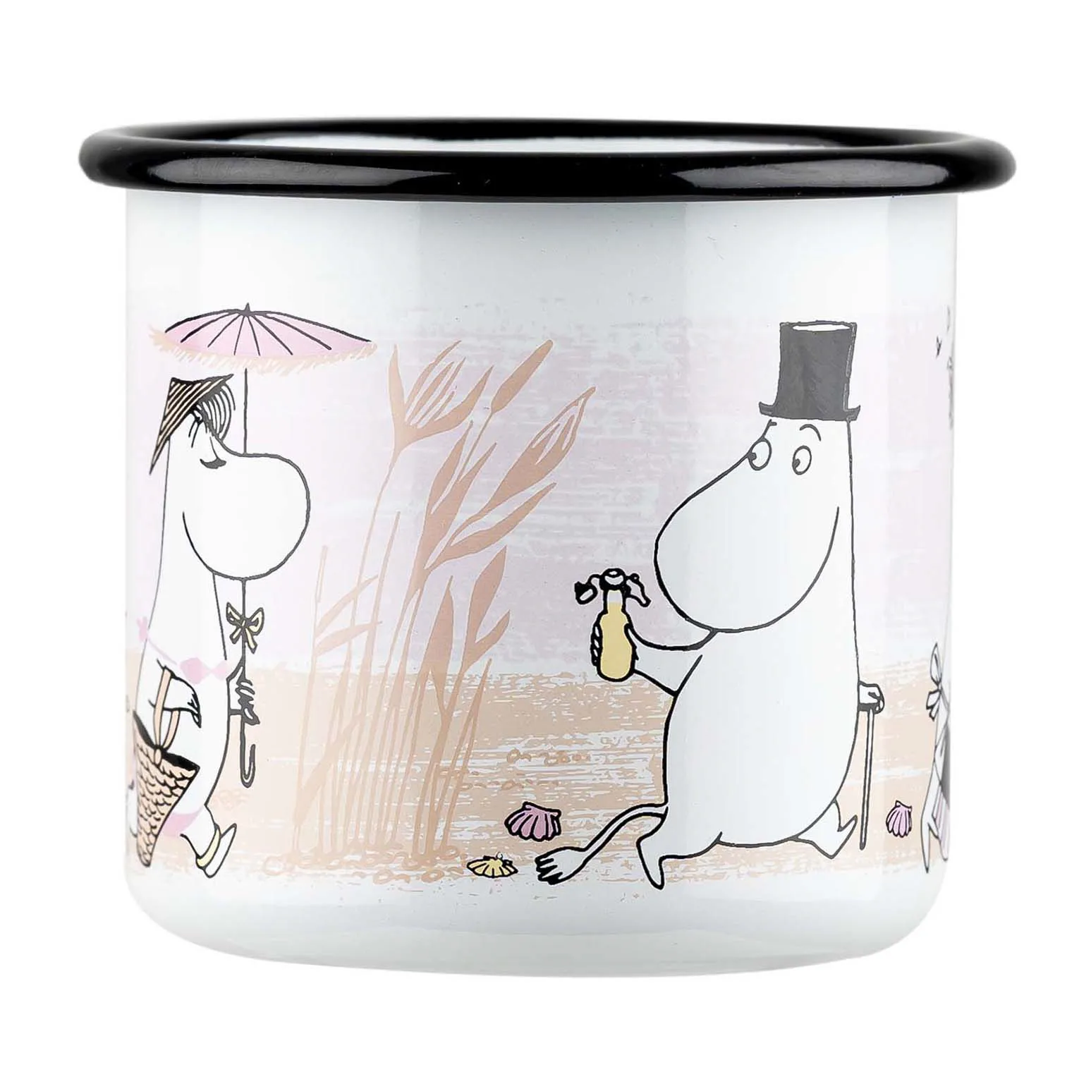 The Beach Retro -emalimuki 37 cl, White Muurla