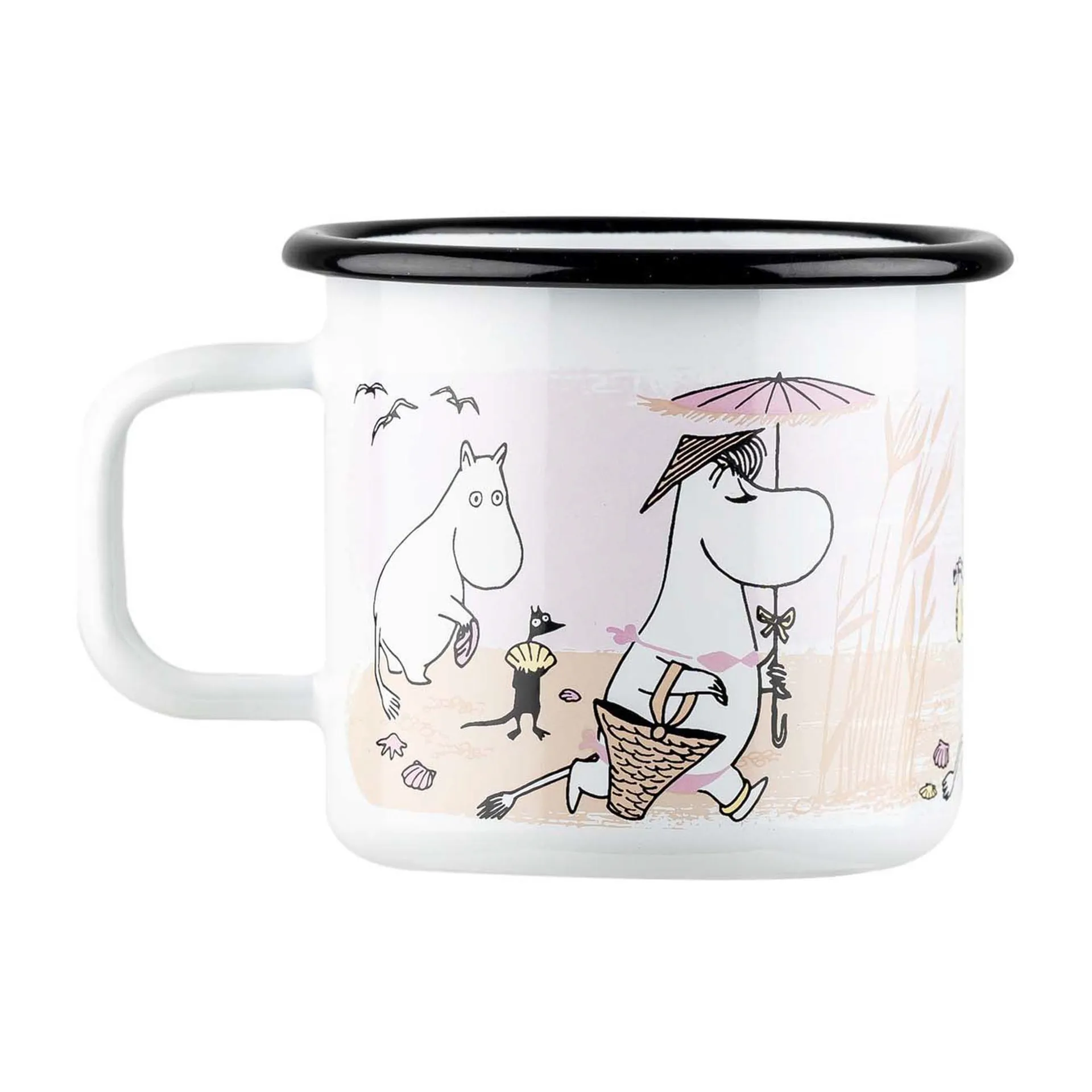 The Beach Retro -emalimuki 37 cl, White Muurla