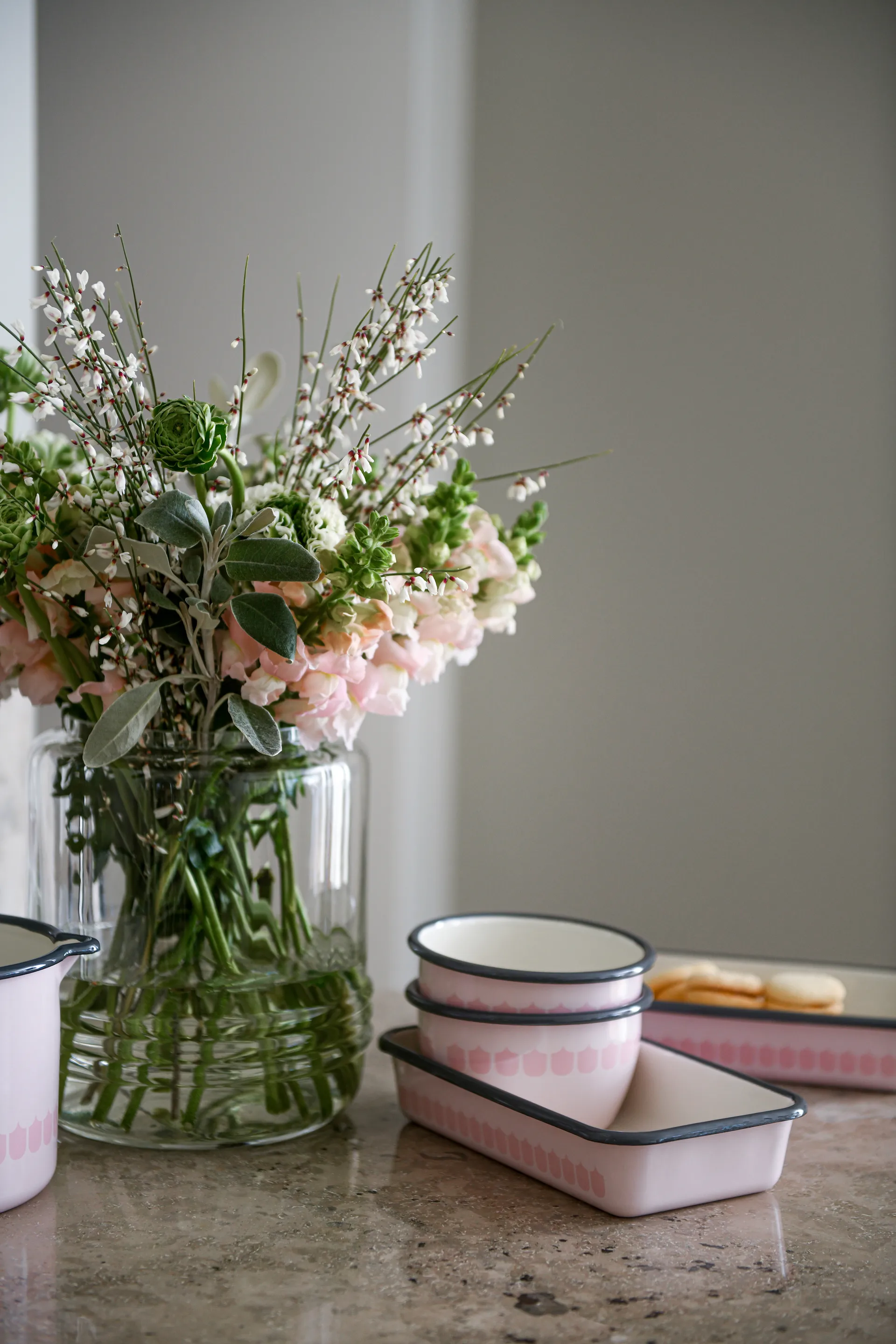 Vappu emalikulho 60 cl, Vaaleanpunainen Muurla