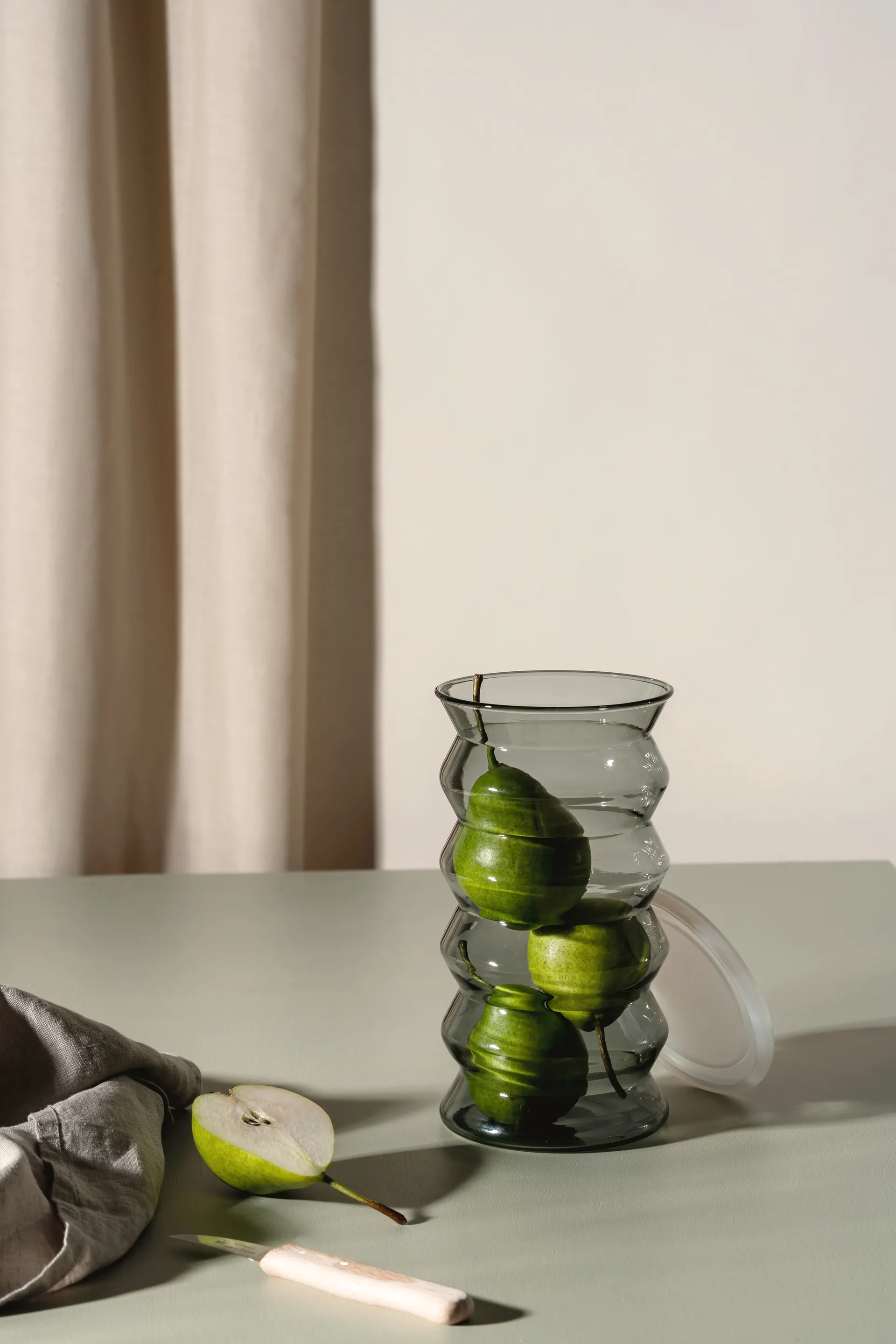 Waves maljakko 20 cm, Harmaa Muurla