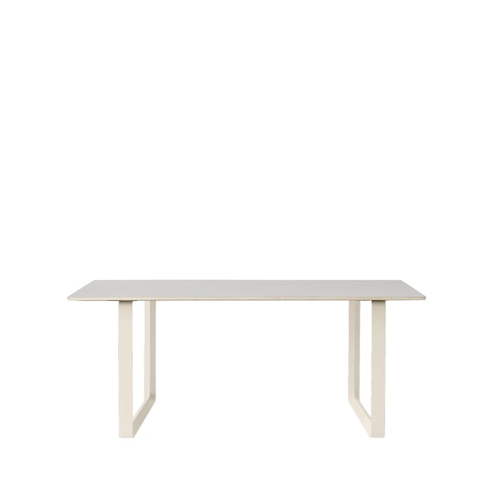 70/70 ruokapöytä 170 x 85 cm - Grey linoleum-Plywood-Sand - Muuto