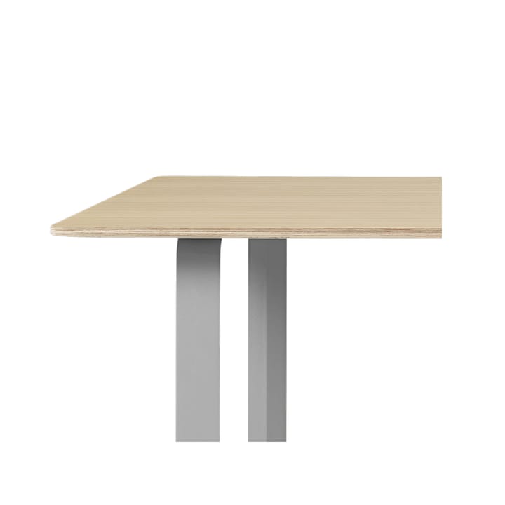 70/70 ruokapöytä 170 x 85 cm - Oak veneer-Plywood-Grey - Muuto