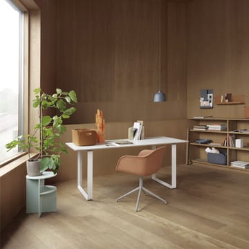 70/70 ruokapöytä 170 x 85 cm - Oak veneer-Plywood-Grey - Muuto