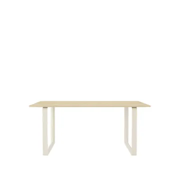 70/70 ruokapöytä 170 x 85 cm - Solid oak-Sand - Muuto
