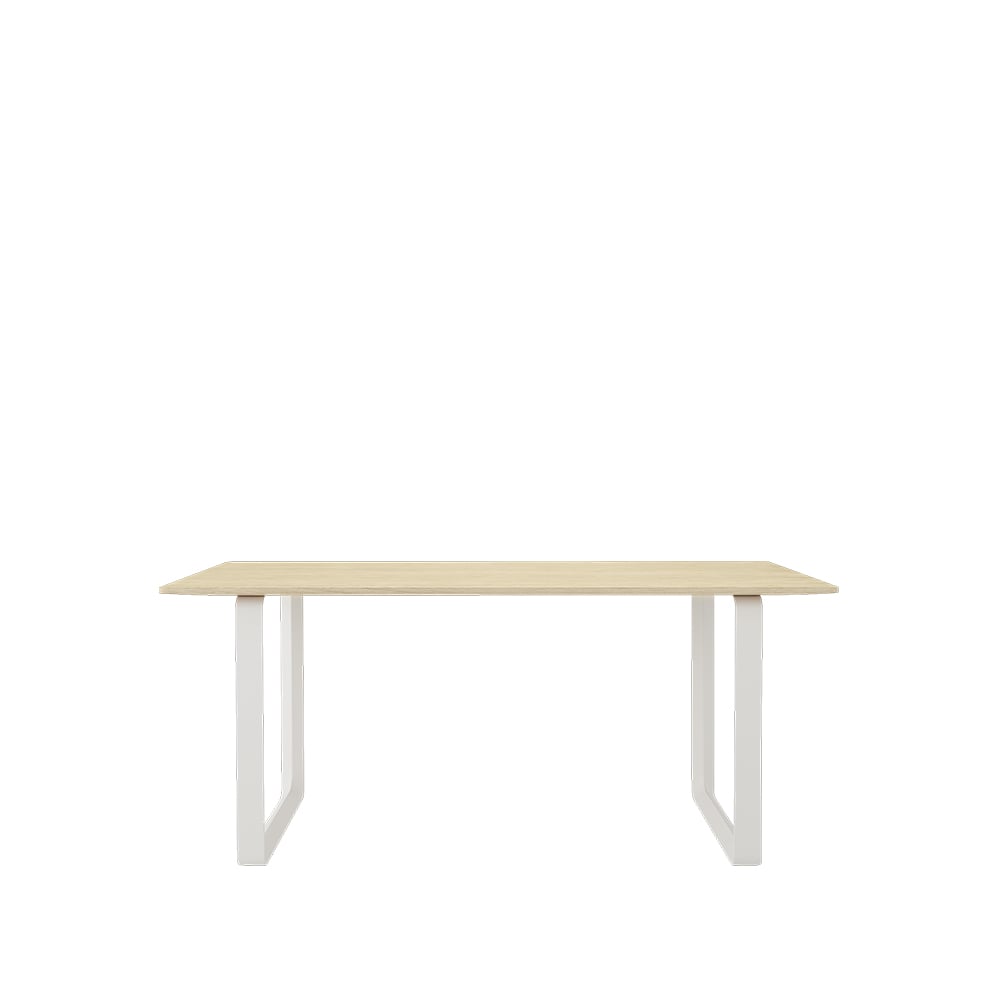 Muuto 70/70 ruokapöytä 170 x 85 cm Solid oak-White | Skandinaavinen Sisustus | Ruokapöydät | Beige