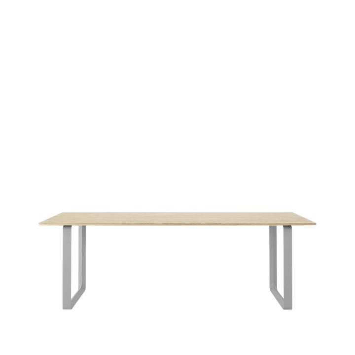 70/70 ruokapöytä 225 x 90 cm - Solid oak-Grey - Muuto