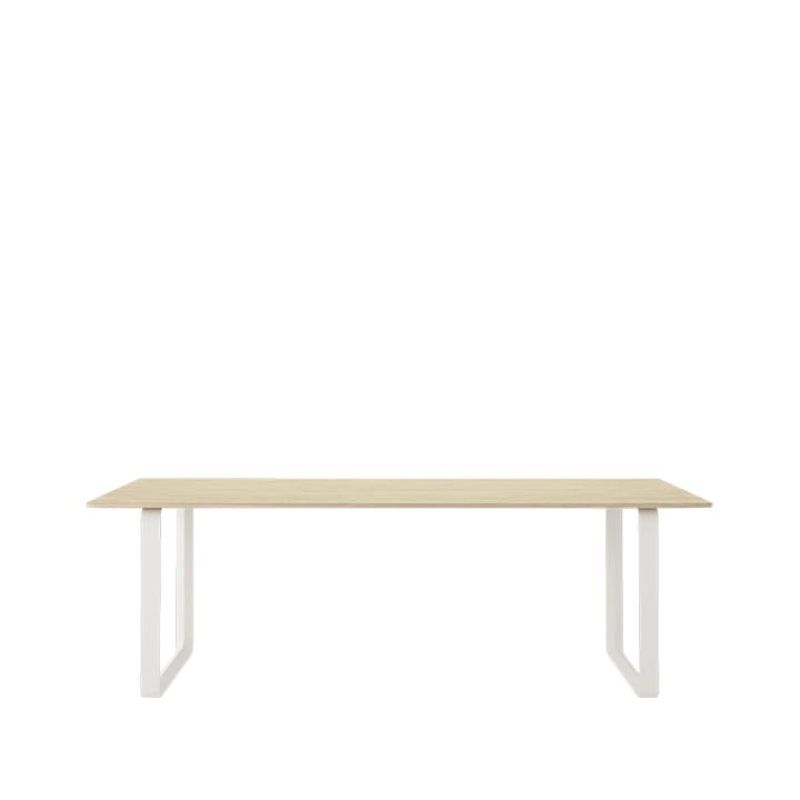 70/70 ruokapöytä 225 x 90 cm - Solid oak-White - Muuto