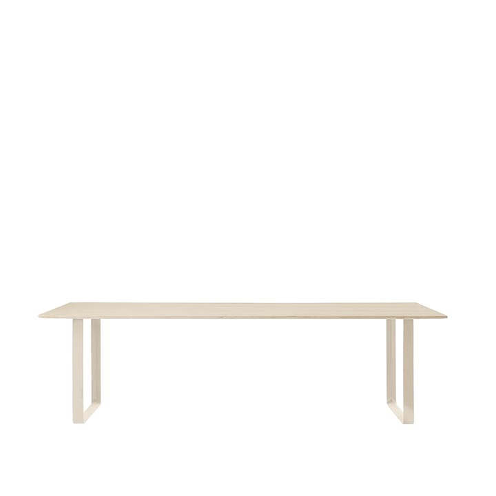 70/70 ruokapöytä 255 x 108 cm - Oak veener-Plywood-Sand - Muuto