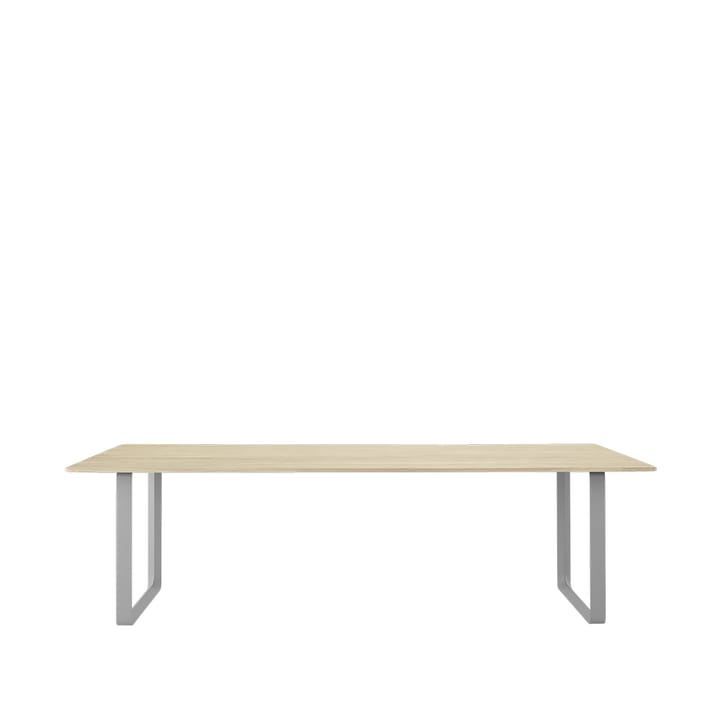 70/70 ruokapöytä 255 x 108 cm - Solid oak-Grey - Muuto