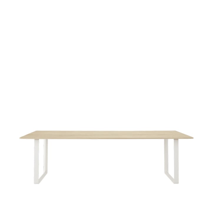 70/70 ruokapöytä 255 x 108 cm - Solid oak-White - Muuto