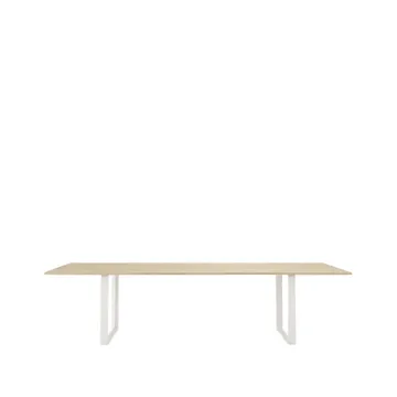 70/70 ruokapöytä 295 x 108 cm - Solid oak-White - Muuto