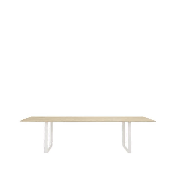 70/70 ruokapöytä 295 x 108 cm - Solid oak-White - Muuto