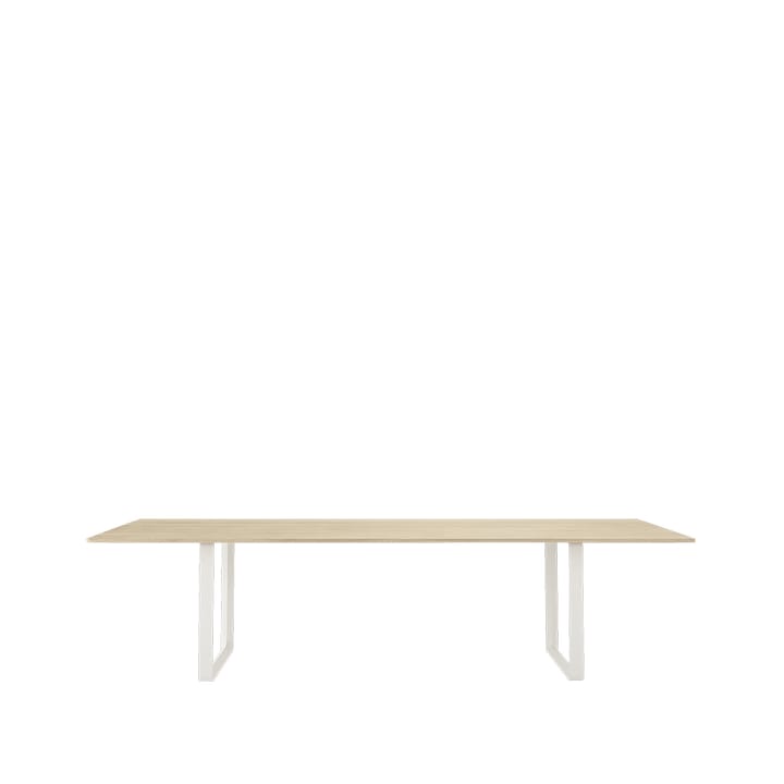 70/70 ruokapöytä 295 x 108 cm - Solid oak-White - Muuto