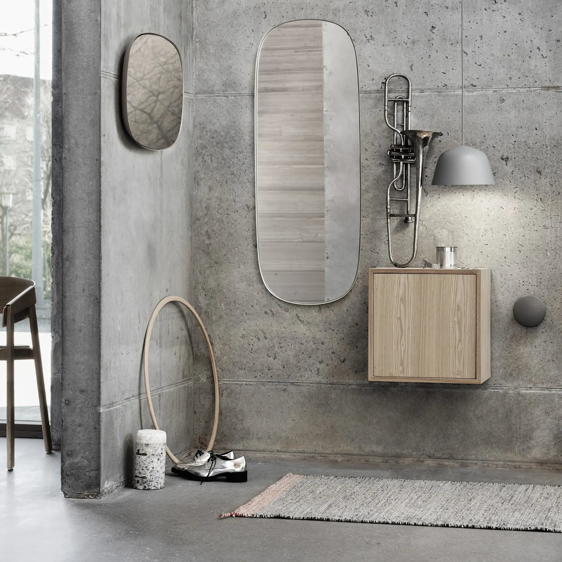 Ambit kattovalaisin Ø25 cm, harmaa Muuto